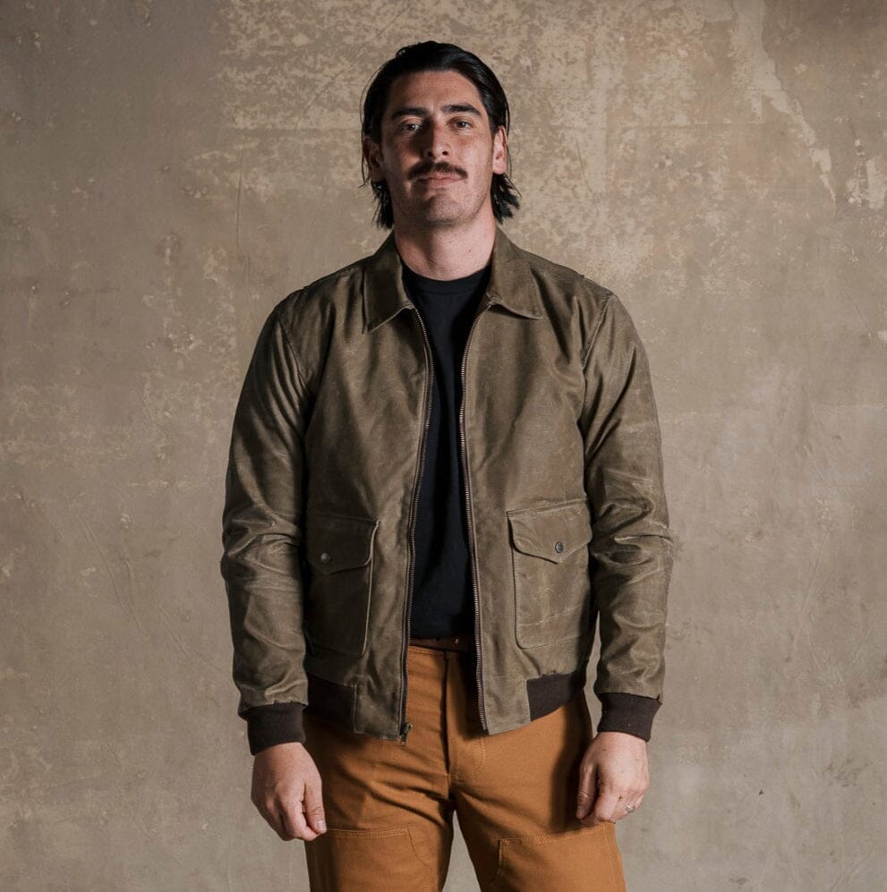 G-1 Waxed Bomber - Field Tan