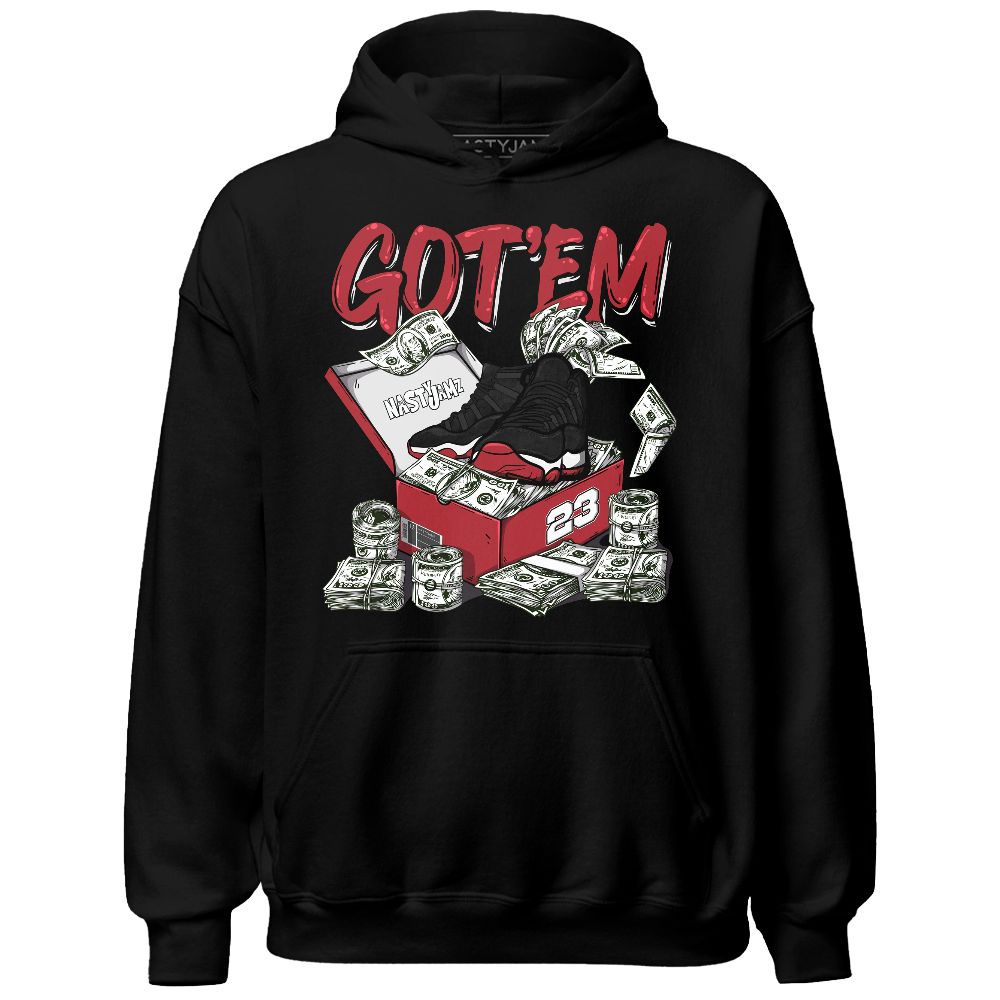 Bred Velvet 11s NastyJamz Hoodie Match Dollar Sneaker Box