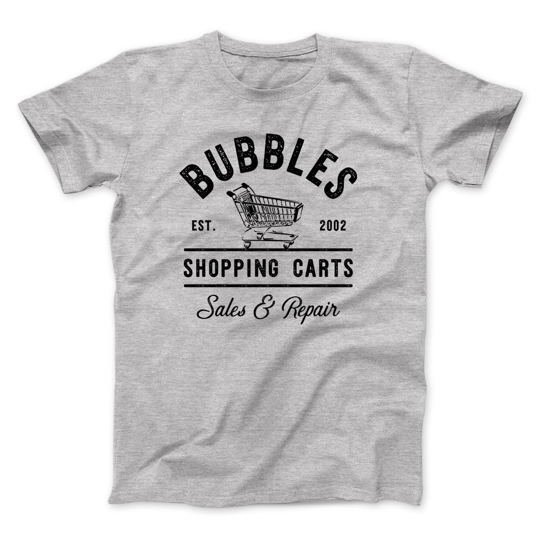 Bubbles Shopping Carts Men/Unisex T-Shirt
