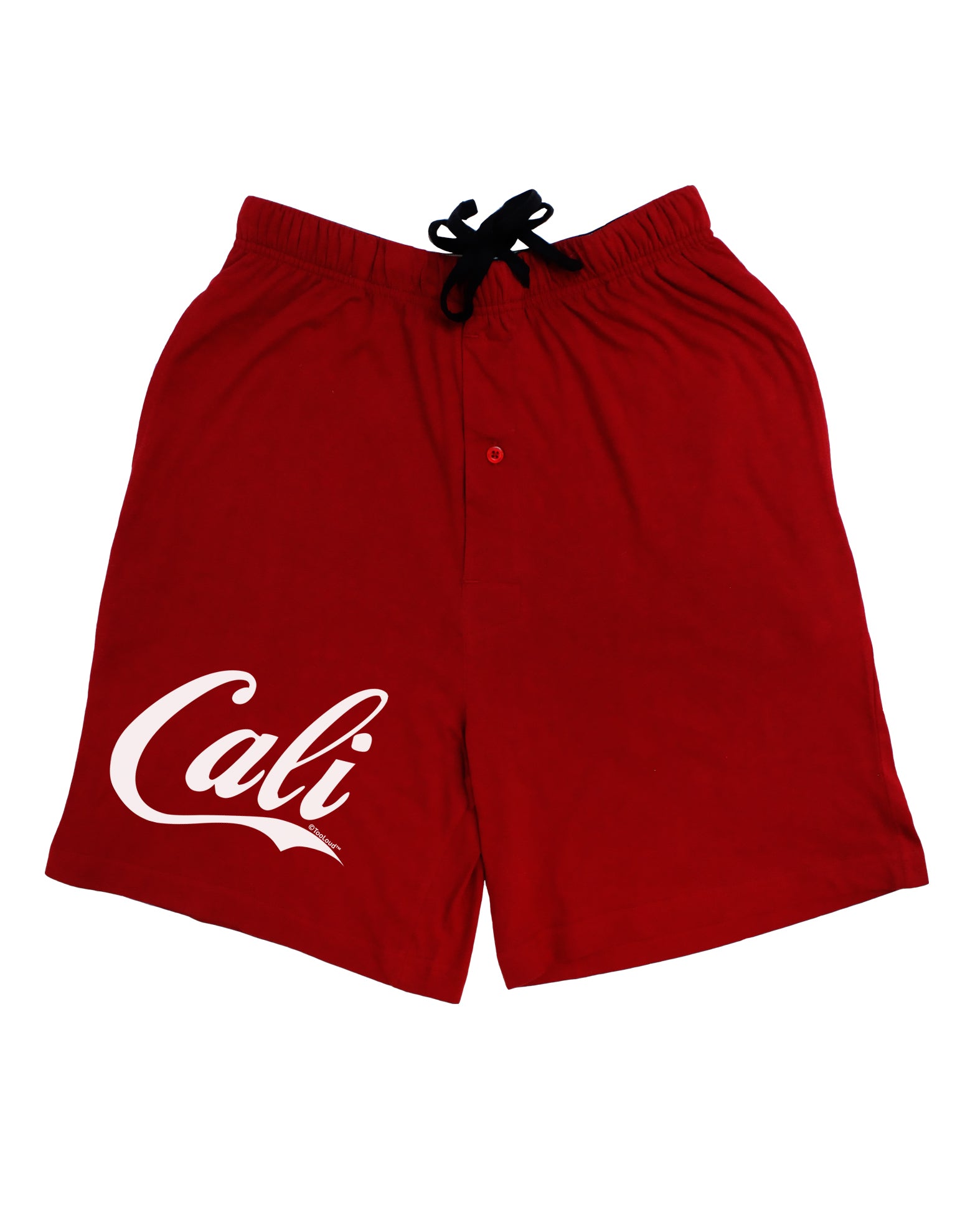 California Republic Design - Cali Adult Lounge Shorts - Red or Black by TooLoud