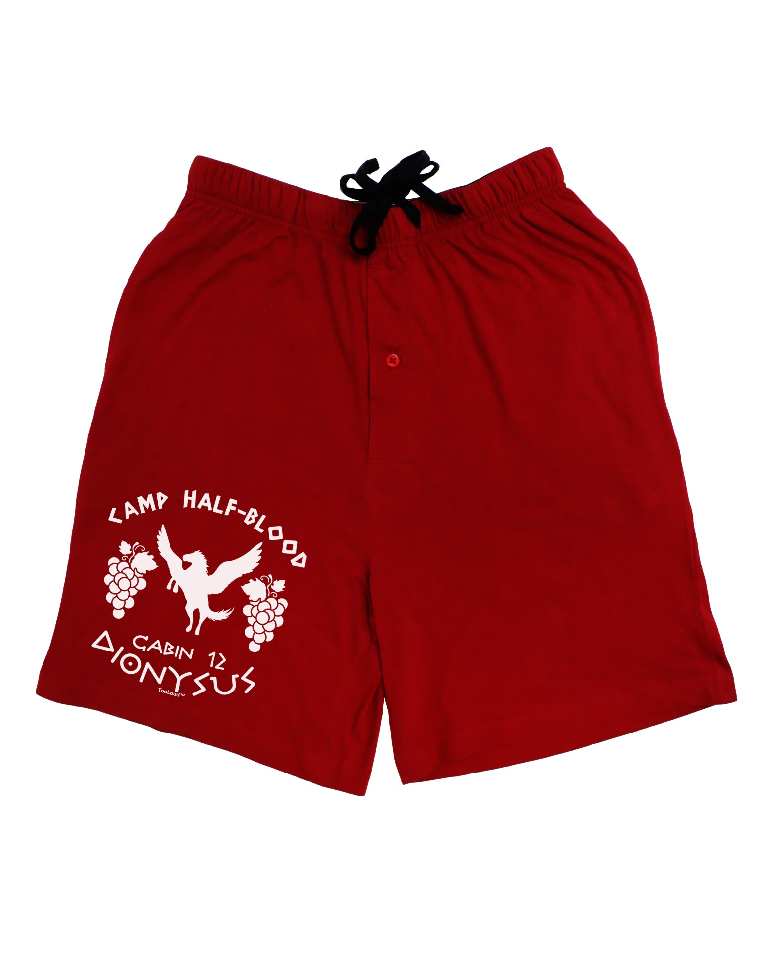 Camp Half Blood Cabin 12 Dionysus Adult Lounge Shorts by