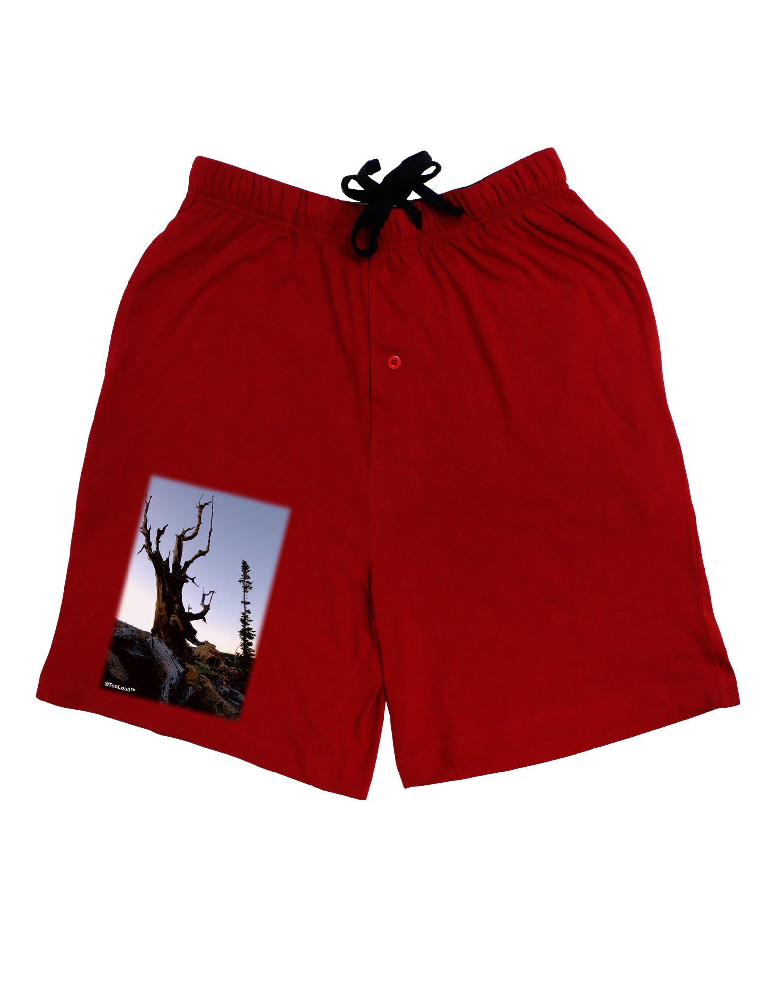 Colorado Mountain Scenery Adult Lounge Shorts