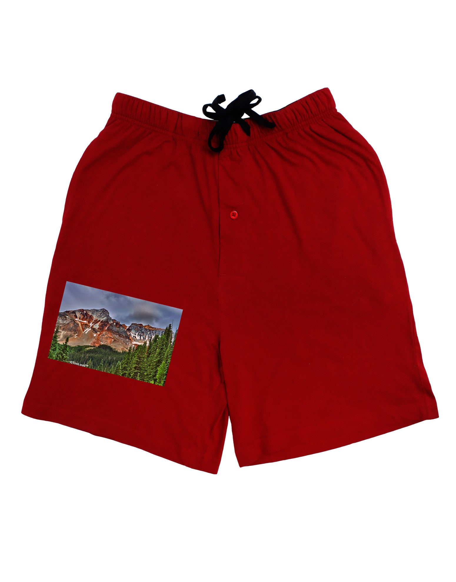 Colorado Mountains Forrest Adult Lounge Shorts