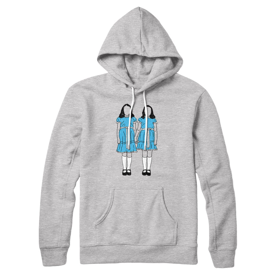 Grady Twins Unisex Pullover Hoodie - Cotton Polyester Blend, Loose Fit, Kangaroo Pocket