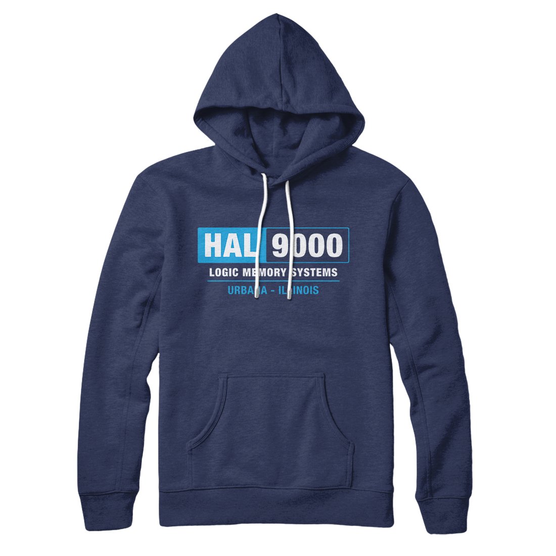 Hal 9000 Unisex Pullover Hoodie Cotton Polyester Loose Fit Kangaroo Pocket