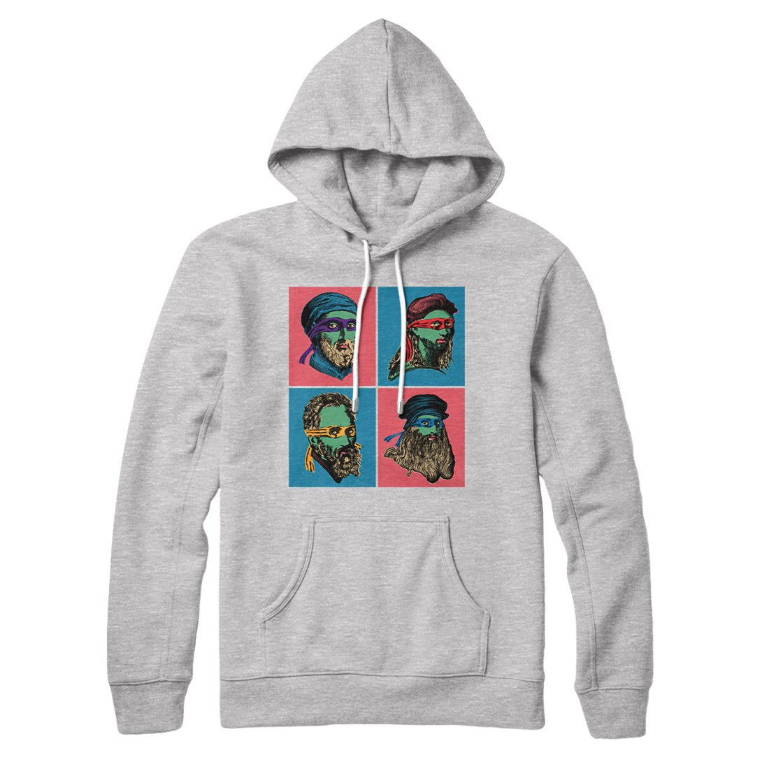 Teenage Mutant Ninja Artists Unisex Pullover Hoodie - Cotton Polyester Loose Fit